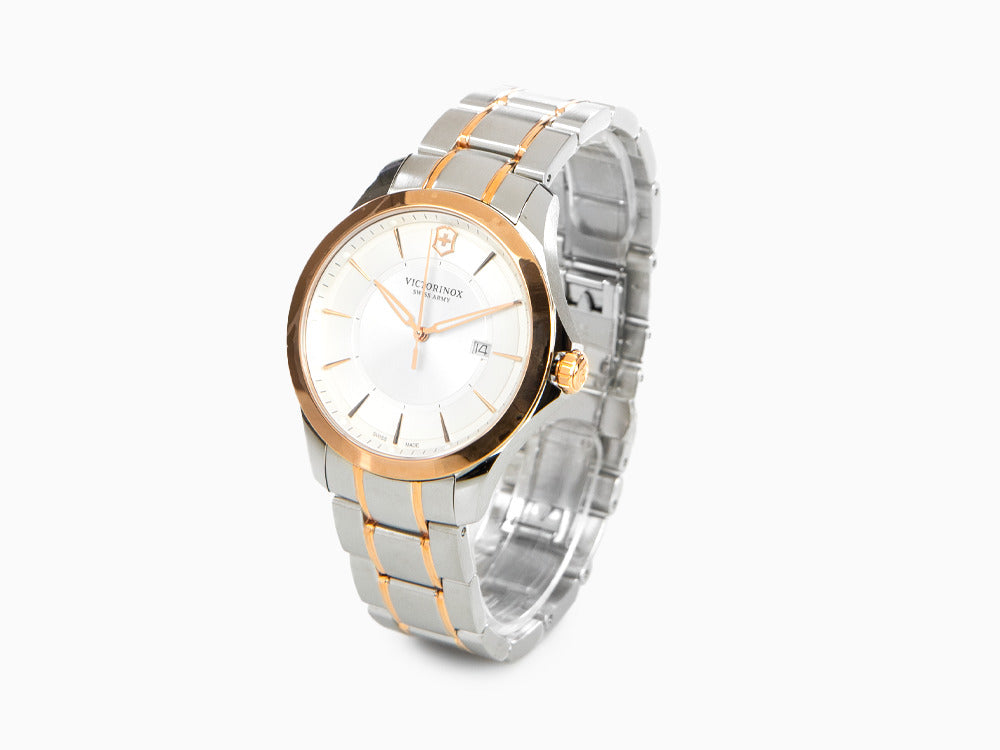 Victorinox Alliance Gent Quartz Uhr, Edelstahl 316L, Grau, 40 mm, Tag, V241912