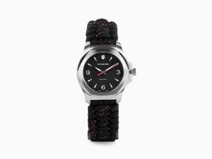 Victorinox I.N.O.X. Ladies Quartz Uhr, Schwarz, 37mm, Paracord, V241918