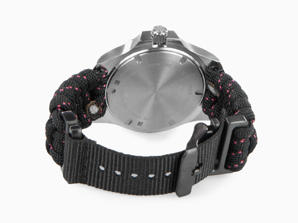 Victorinox I.N.O.X. Ladies Quartz Uhr, Schwarz, 37mm, Paracord, V241918