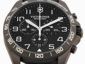 Victorinox Fieldforce Sport Chrono Quartz Uhr, Schwarz, 42 mm, V241926.1