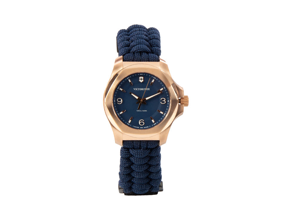 Victorinox I.N.O.X. Ladies Quartz Uhr, Blau, 37mm, Paracord, V241955