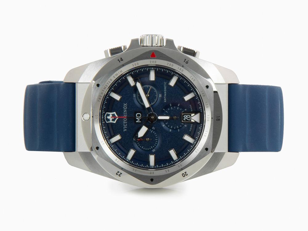 Victorinox I.N.O.X. Chrono Quartz Uhr, Blau, 43 mm, V241984