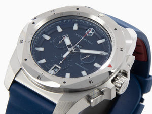 Victorinox I.N.O.X. Chrono Quartz Uhr, Blau, 43 mm, V241984