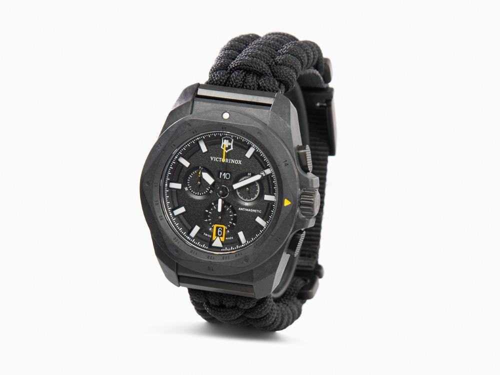Victorinox I.N.O.X. ChronoQuartz Uhr, Kohlenstoff, Schwarz, 43 mm, V241989.1