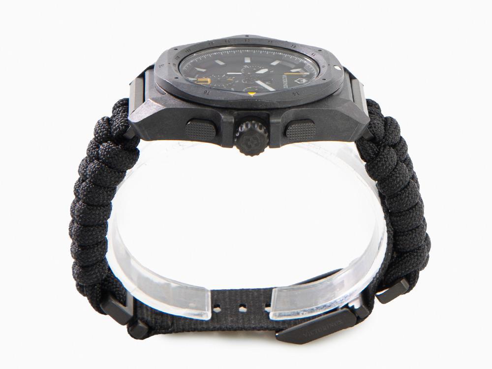 Victorinox I.N.O.X. ChronoQuartz Uhr, Kohlenstoff, Schwarz, 43 mm, V241989.1
