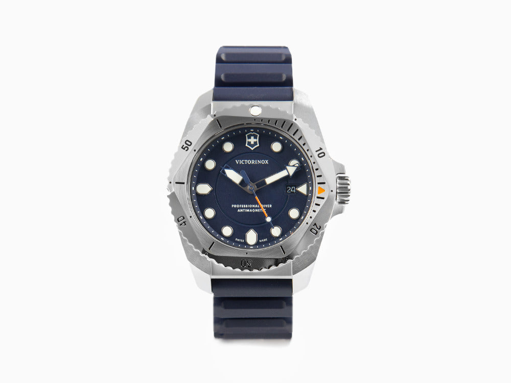 Victorinox Dive Pro Quartz Uhr Blau 43 mm V241991 Iguana Sell DE