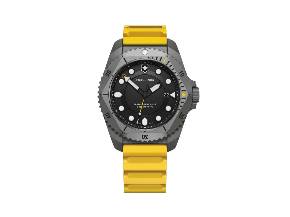 Victorinox Dive Pro Quartz Uhr, Titan, Schwarz, 43 mm, V241992