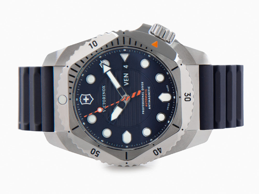 Victorinox Dive Pro Automatik Uhr, Blau, 43 mm, 30 atm, Tag, V241995