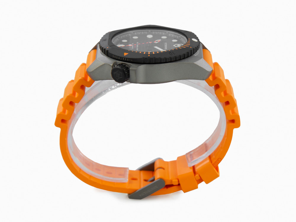 Victorinox Dive Pro Automatik Uhr, Titan, Schwarz, 43 mm, 30 atm, V241996