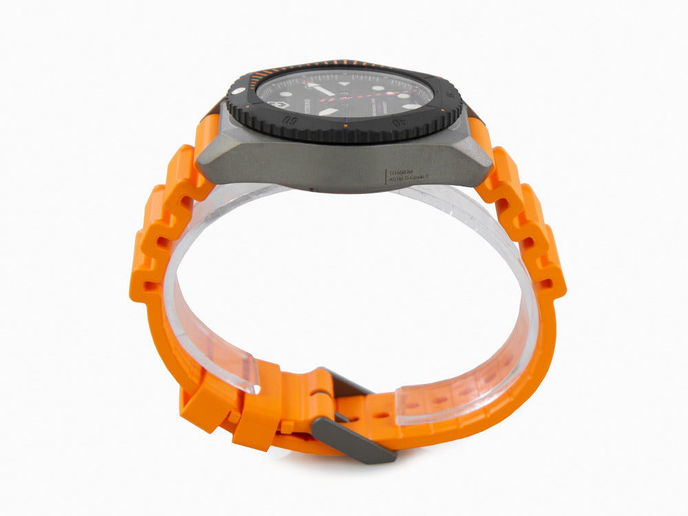 Victorinox Dive Pro Automatik Uhr, Titan, Schwarz, 43 mm, 30 atm, V241996