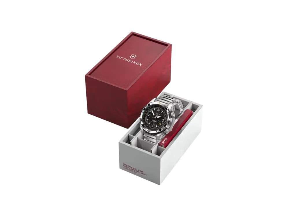 Victorinox Air Pro Automatik Uhr, Edelstahl 316L , Schwarz, V242004