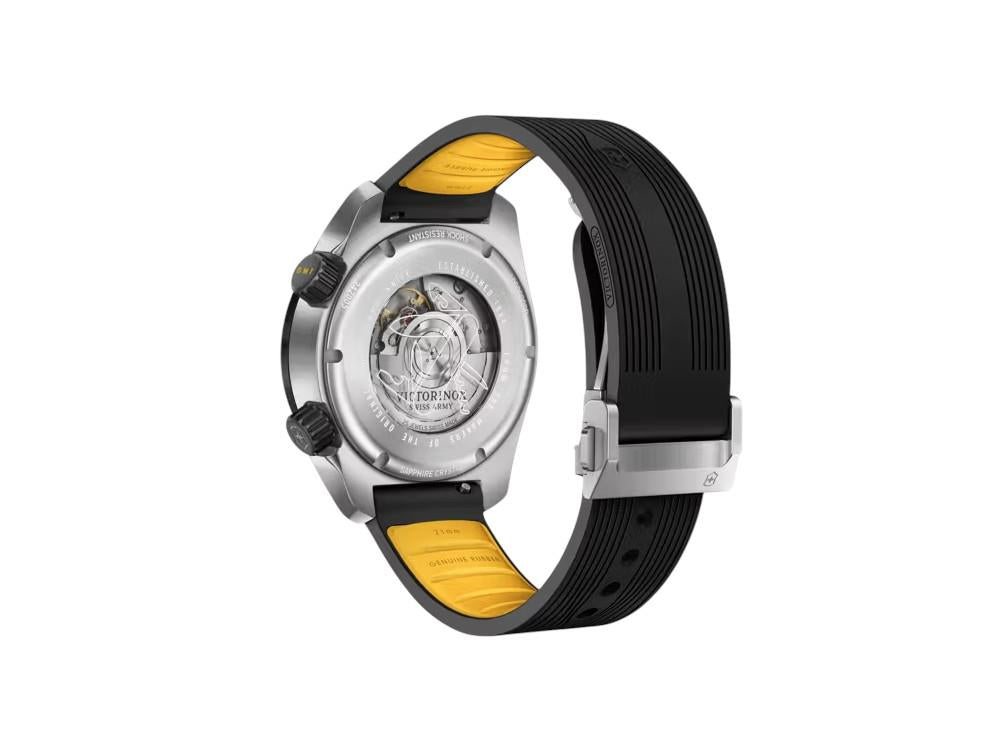 Victorinox Air Pro Automatik Uhr, Edelstahl 316L , Schwarz, 43 mm,  V242005