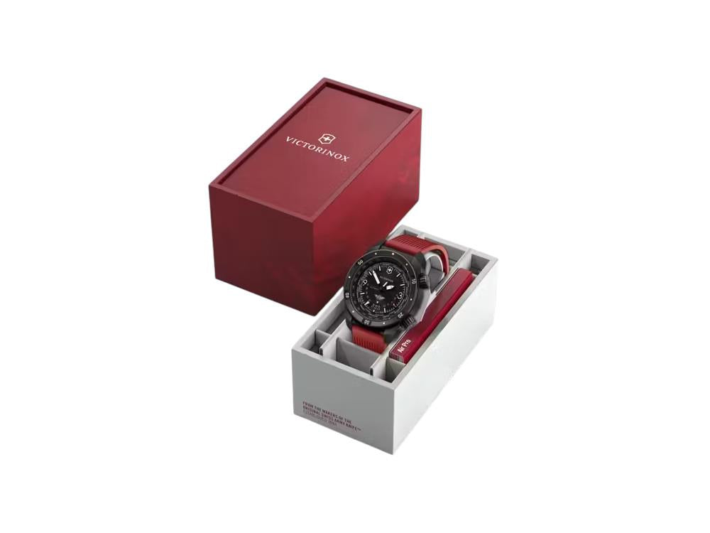 Victorinox Air Pro Automatik Uhr, Edelstahl 316L , Schwarz, 43 mm, V242006