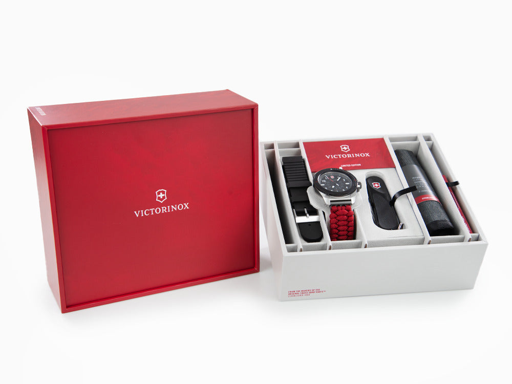 Victorinox Journey 1884 Limited Edition Quartz Uhr, Schwarz, 43 mm, V242016.1