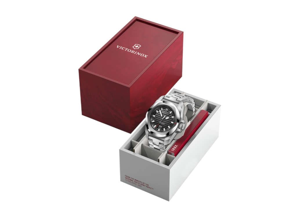 Victorinox I.N.O.X. Automatik Uhr, Schwarz, 41 mm, 20 atm, Tag, V242019