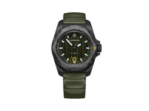 Victorinox I.N.O.X. Automatik Uhr Kohlenstofffaser Grun 41 mm V242021.1
