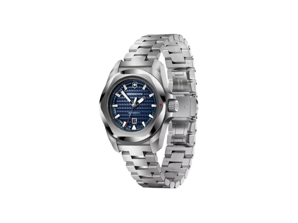 Victorinox I.N.O.X Small Ladies Automatik Uhr, Blau, 32 mm, 10 atm, Tag, V242026