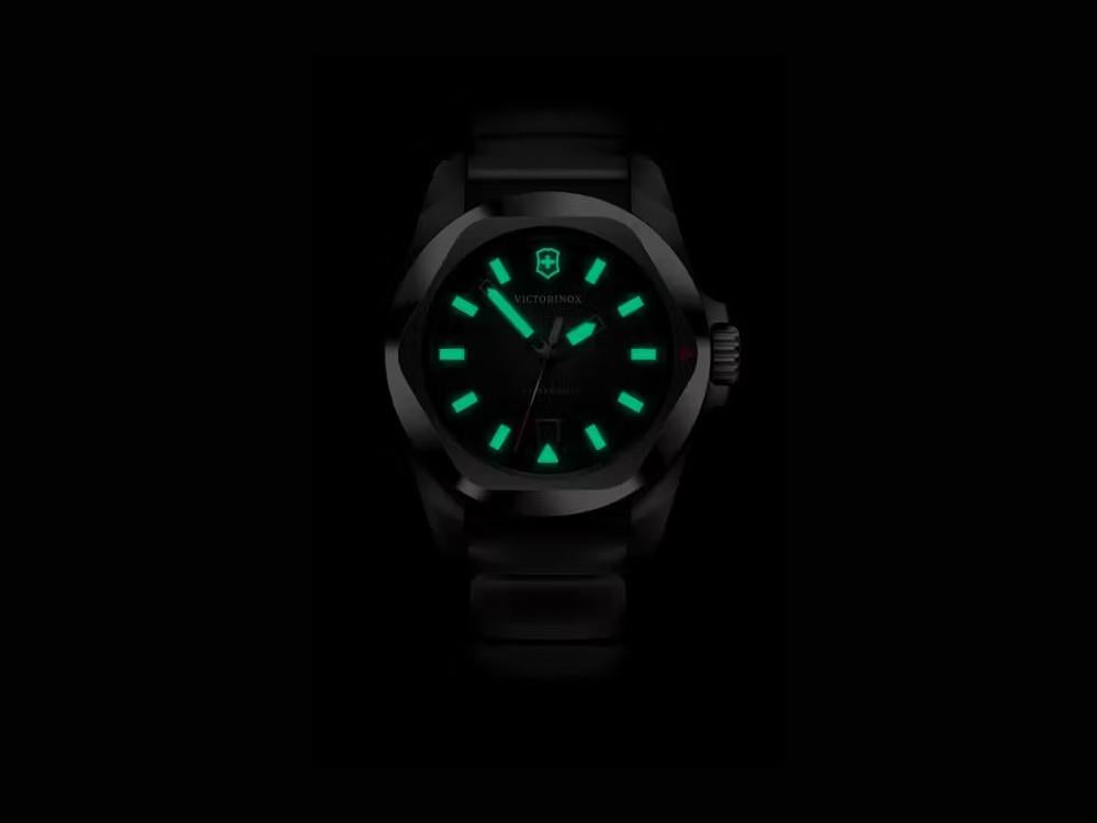 Victorinox I.N.O.X. Quartz Uhr, Edelstahl 316L , Blau, 41 mm, V242031