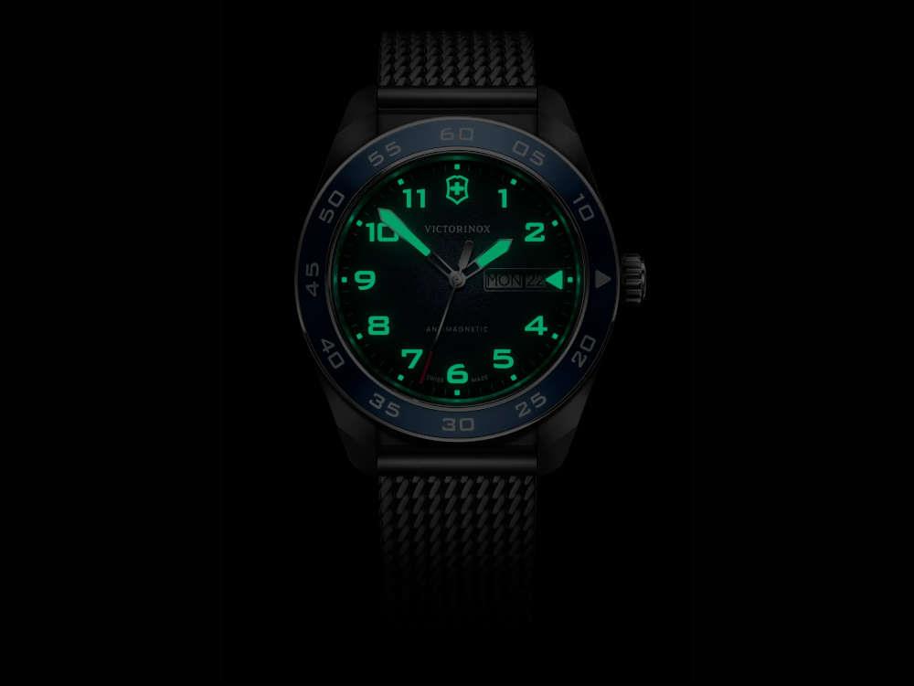 Victorinox Swiss Army Quartz Uhr, Edelstahl 316L , Blau, 42 mm, V242042