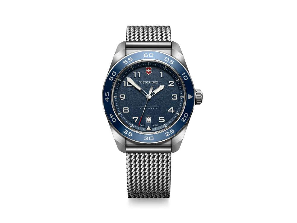 Victorinox Swiss Army Automatik Uhr, Blau, 42 mm, 10 atm, V242045