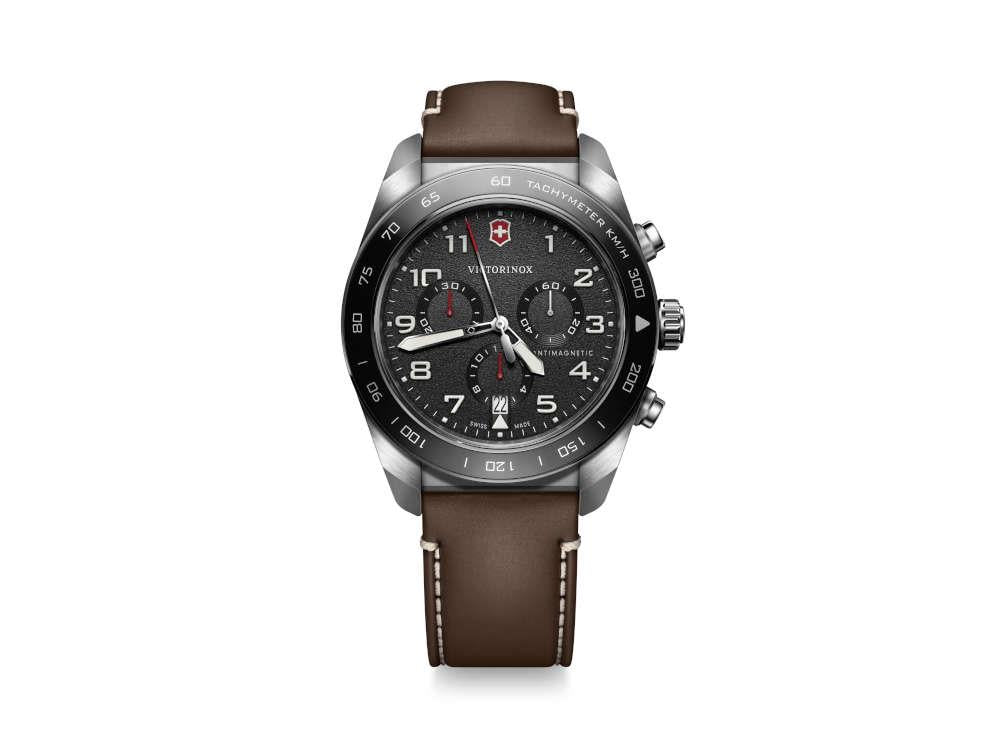 Victorinox Swiss Army Quartz Uhr, Schwarz, 42 mm, Chronograph, V242046