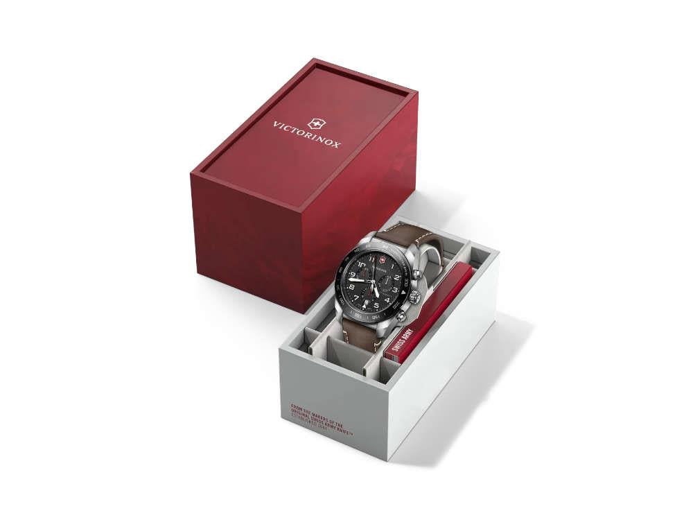 Victorinox Swiss Army Quartz Uhr, Schwarz, 42 mm, Chronograph, V242046