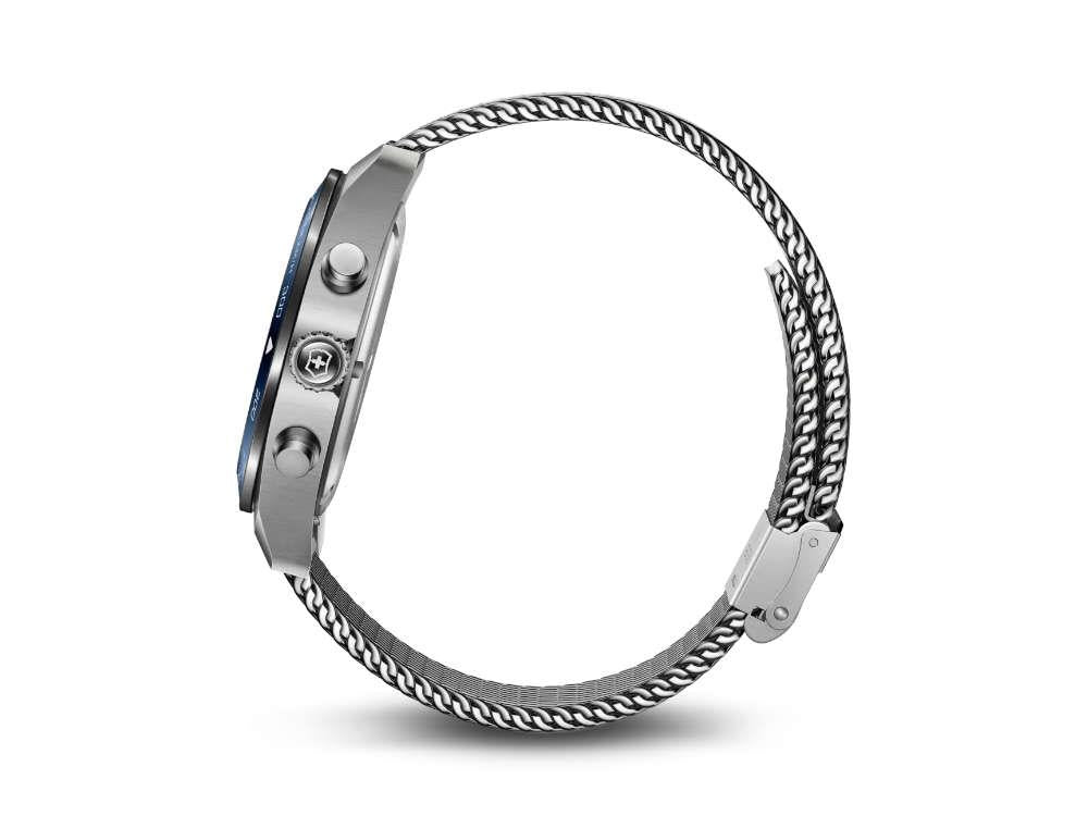 Victorinox Swiss Army Quartz Uhr, Blau, 42 mm, Chronograph, V242049