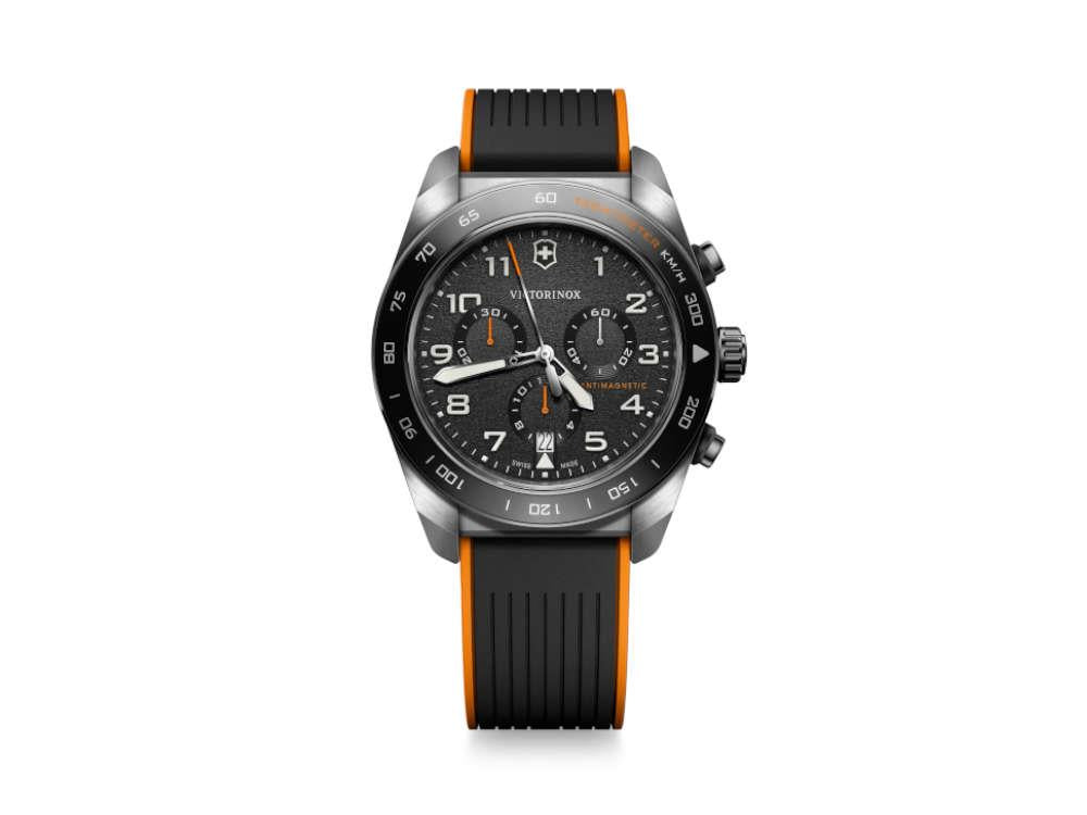 Victorinox Swiss Army Quartz Uhr, Schwarz, 42 mm, Chronograph, V242050