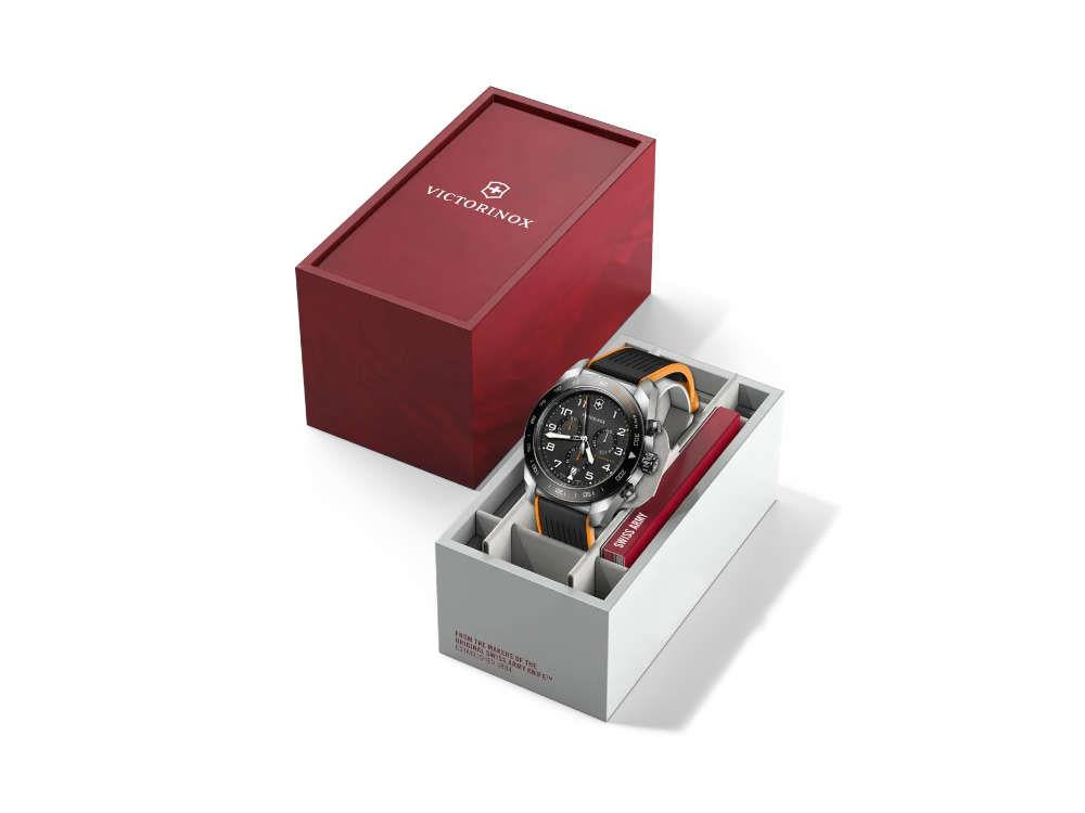 Victorinox Swiss Army Quartz Uhr, Schwarz, 42 mm, Chronograph, V242050