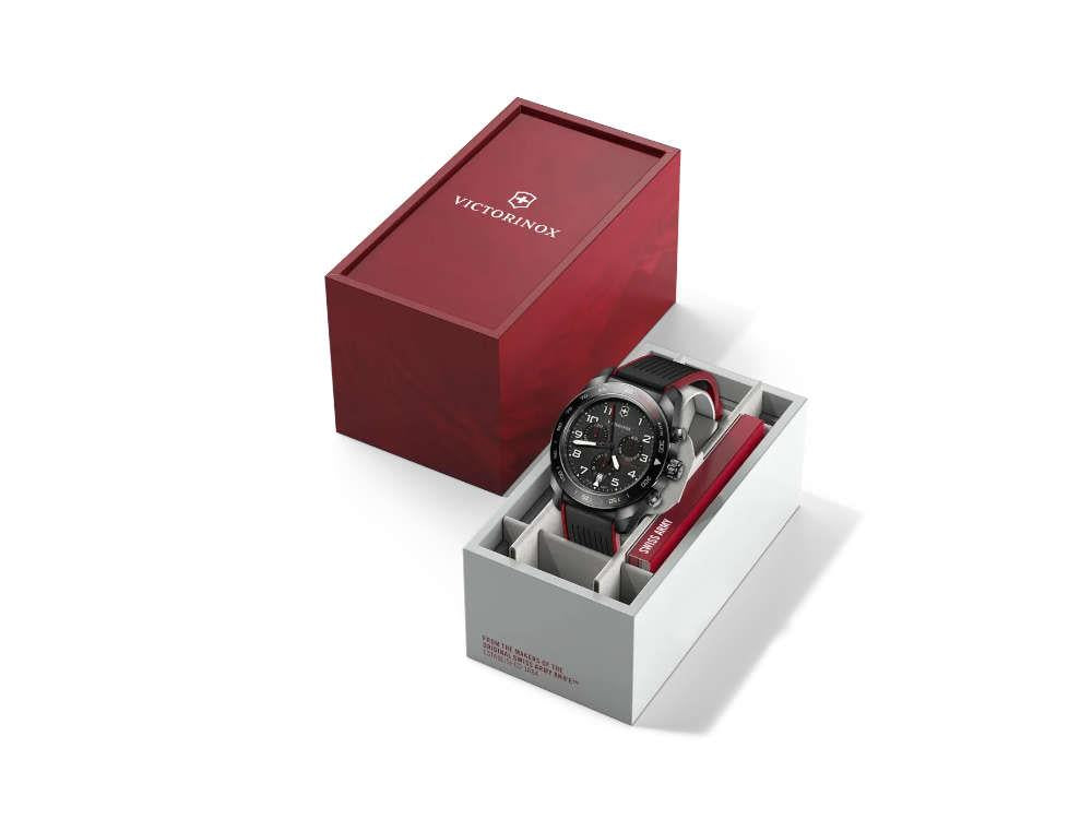 Victorinox Swiss Army Quartz Uhr, Schwarz, 42 mm, Chronograph, V242051