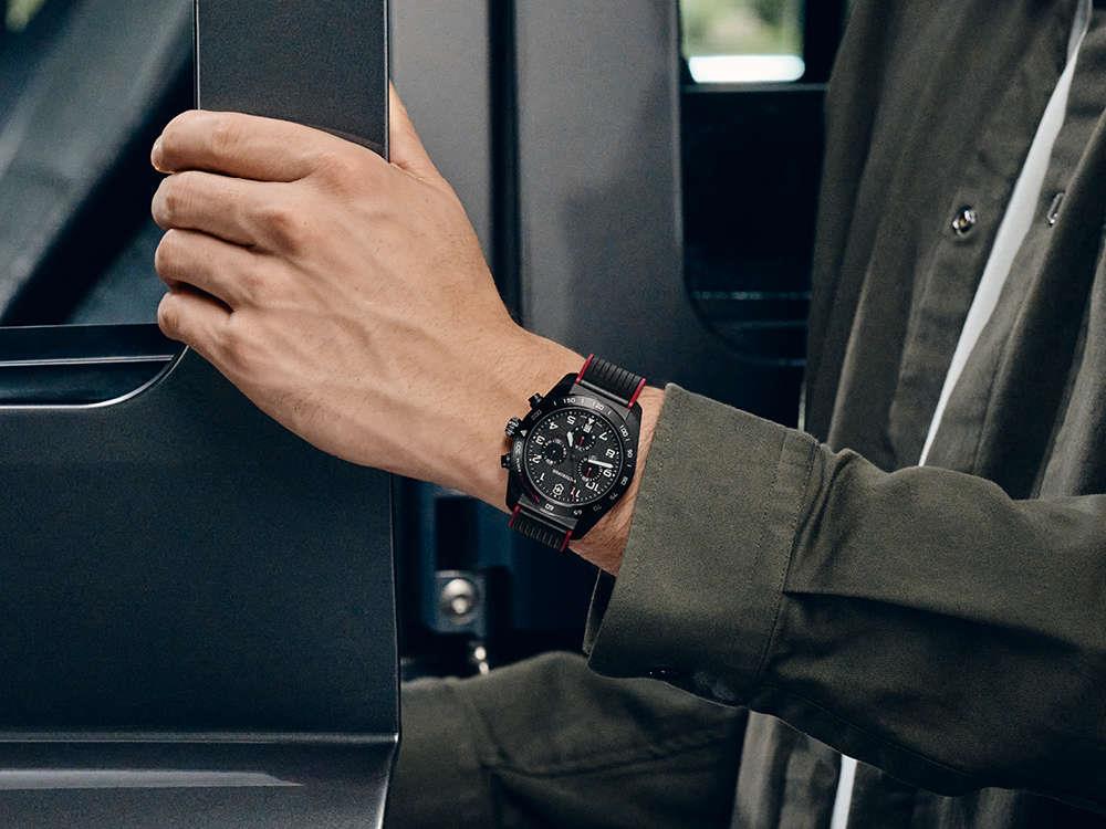 Victorinox Swiss Army Quartz Uhr, Schwarz, 42 mm, Chronograph, V242051