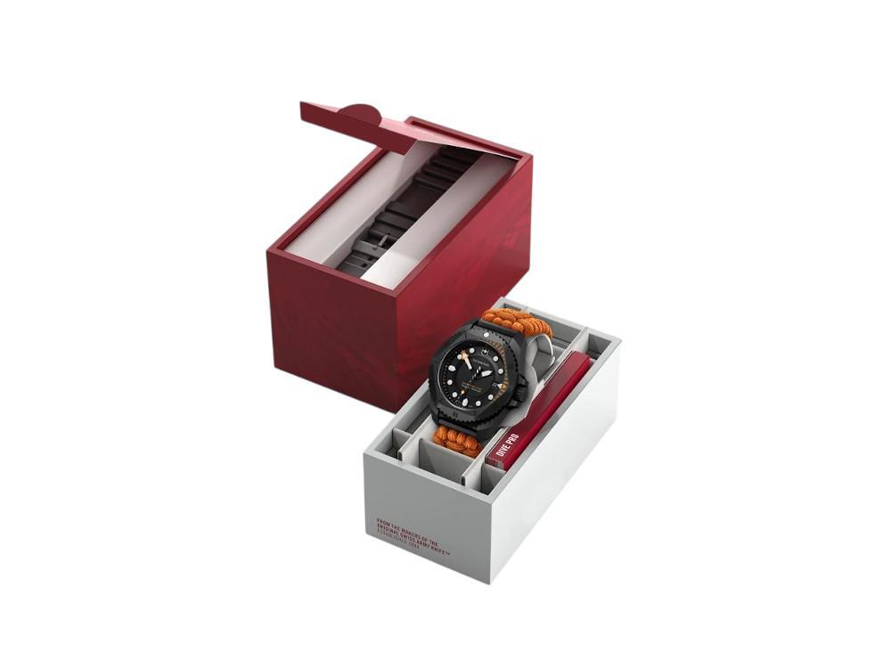 Victorinox Dive Pro Quartz Uhr, Titan, Schwarz, 43 mm, V242069.1