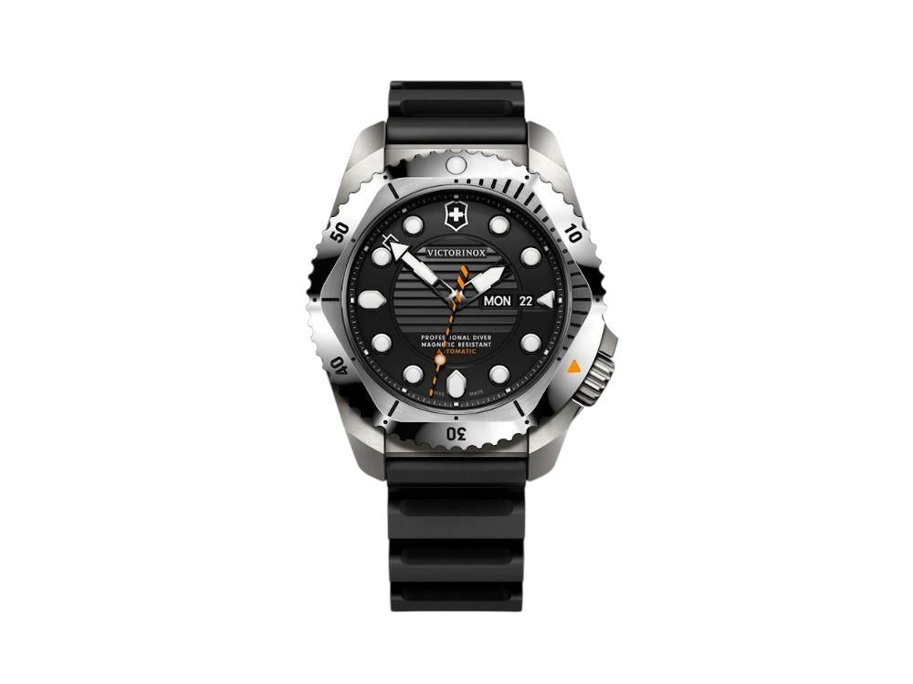 Victorinox Dive Pro Automatik Uhr, Titan, Schwarz, 43 mm, V242070