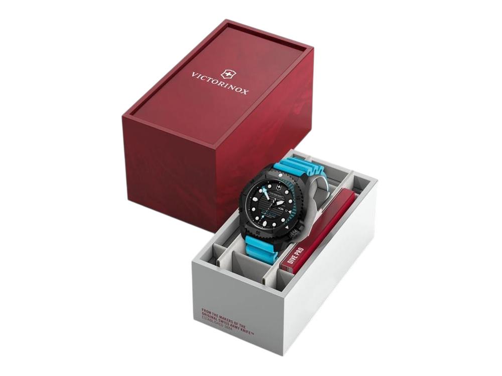 Victorinox Dive Pro Automatik Uhr, Titan, Schwarz, 43 mm, V242071