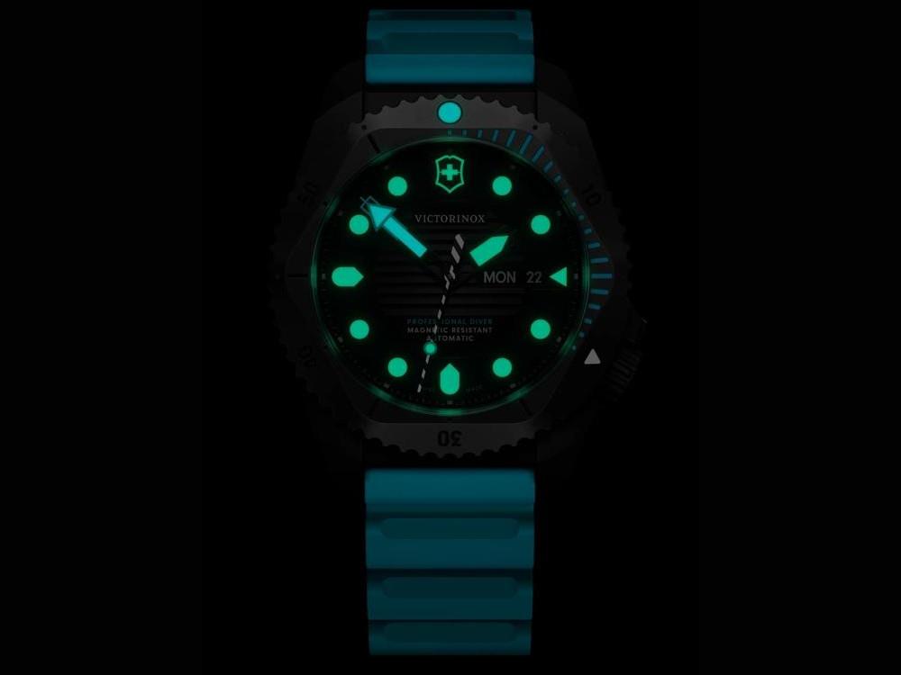 Victorinox Dive Pro Automatik Uhr, Titan, Schwarz, 43 mm, V242071