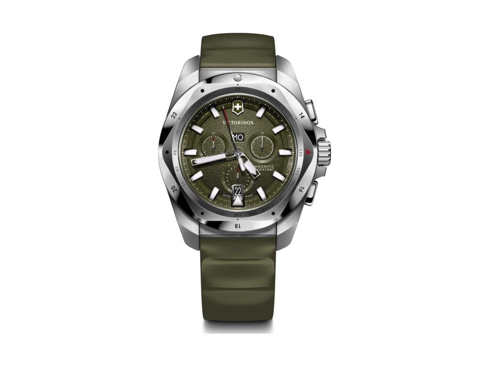 Victorinox I.N.O.X Chrono Quartz Uhr, Grün, 43 mm, V242081