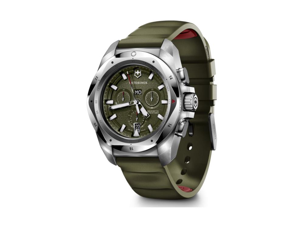 Victorinox I.N.O.X Chrono Quartz Uhr, Grün, 43 mm, V242081