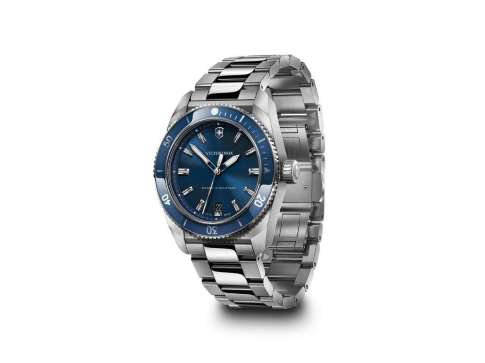 Victorinox Maverick Quartz Uhr, Edelstahl 316L , Blau, 39 mm, V242095