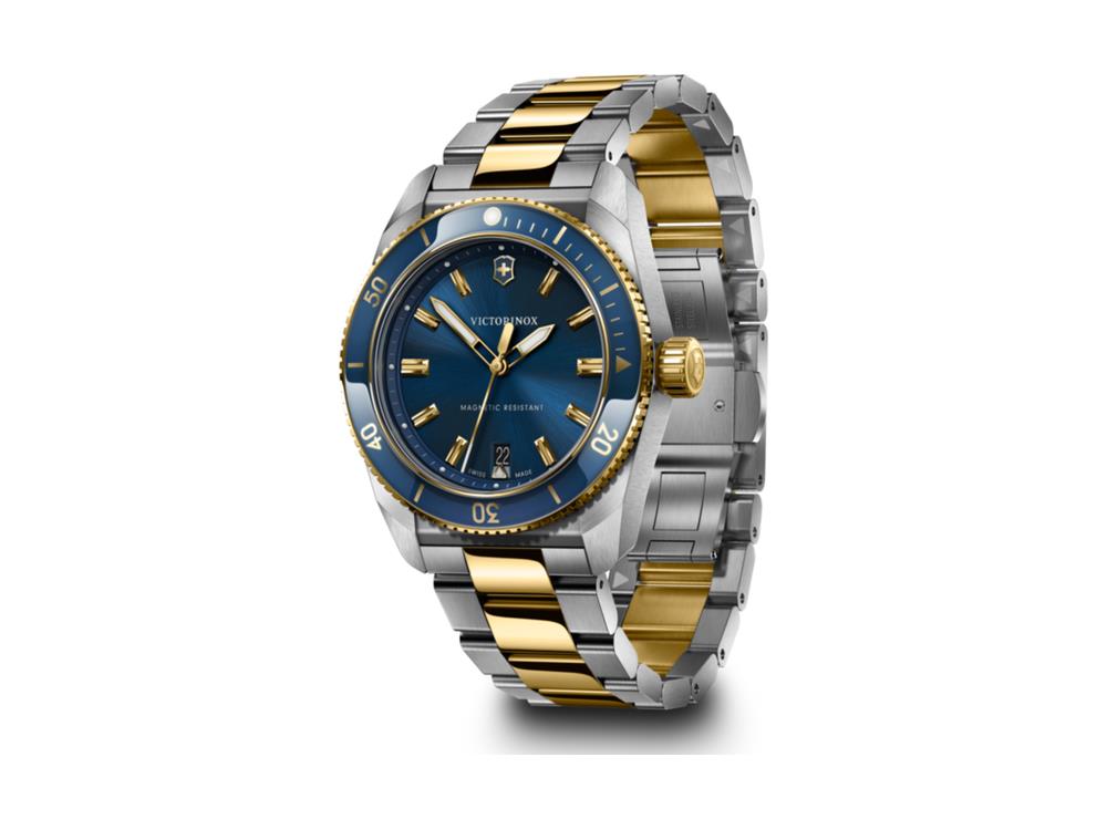Victorinox Maverick Quartz Uhr, Edelstahl 316L , Blau, 39 mm, V242100