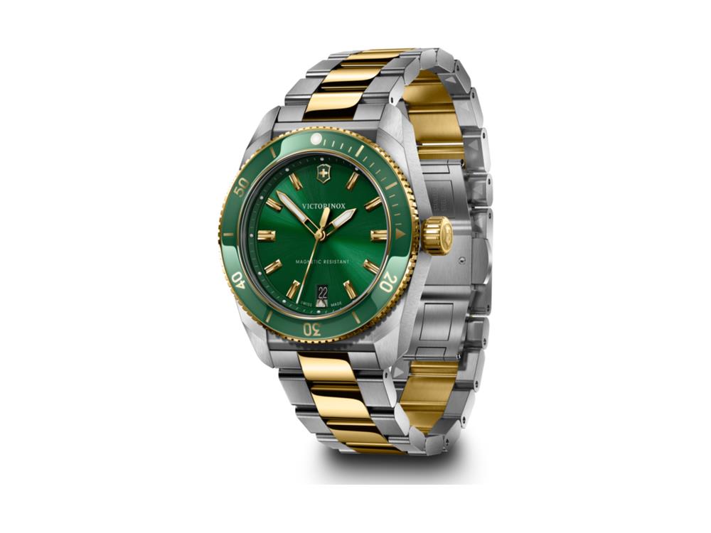 Victorinox Maverick Quartz Uhr, Edelstahl 316L , Grün, 39 mm, V242101