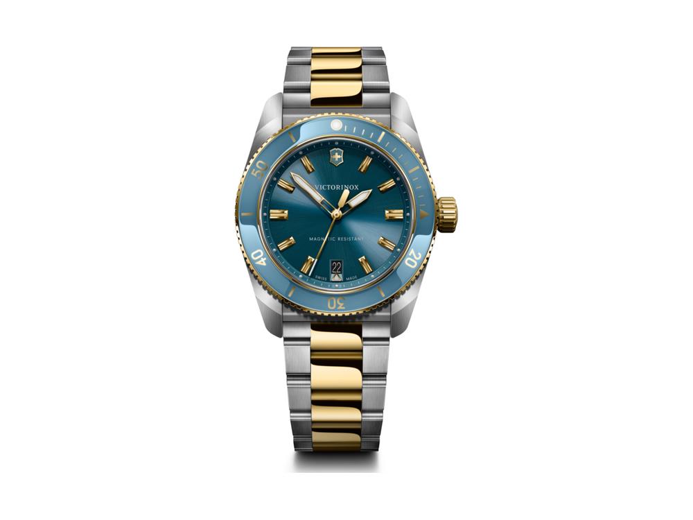 Victorinox Maverick Quartz Uhr, Edelstahl 316L, Hellblau, V242103