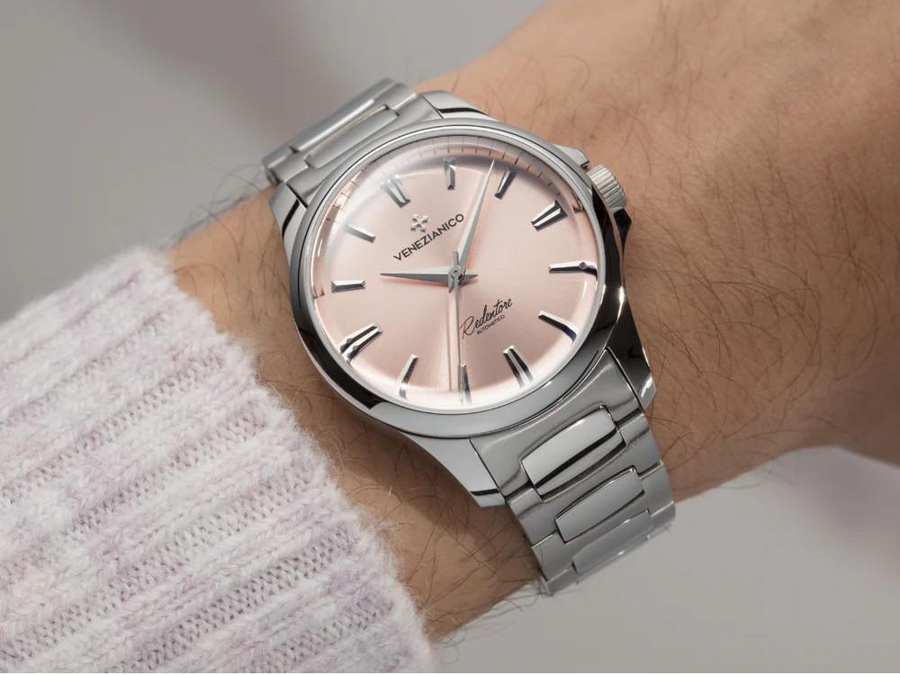 Venezianico Redentore Automatik Uhr, 36 mm, Rose, 1121503C