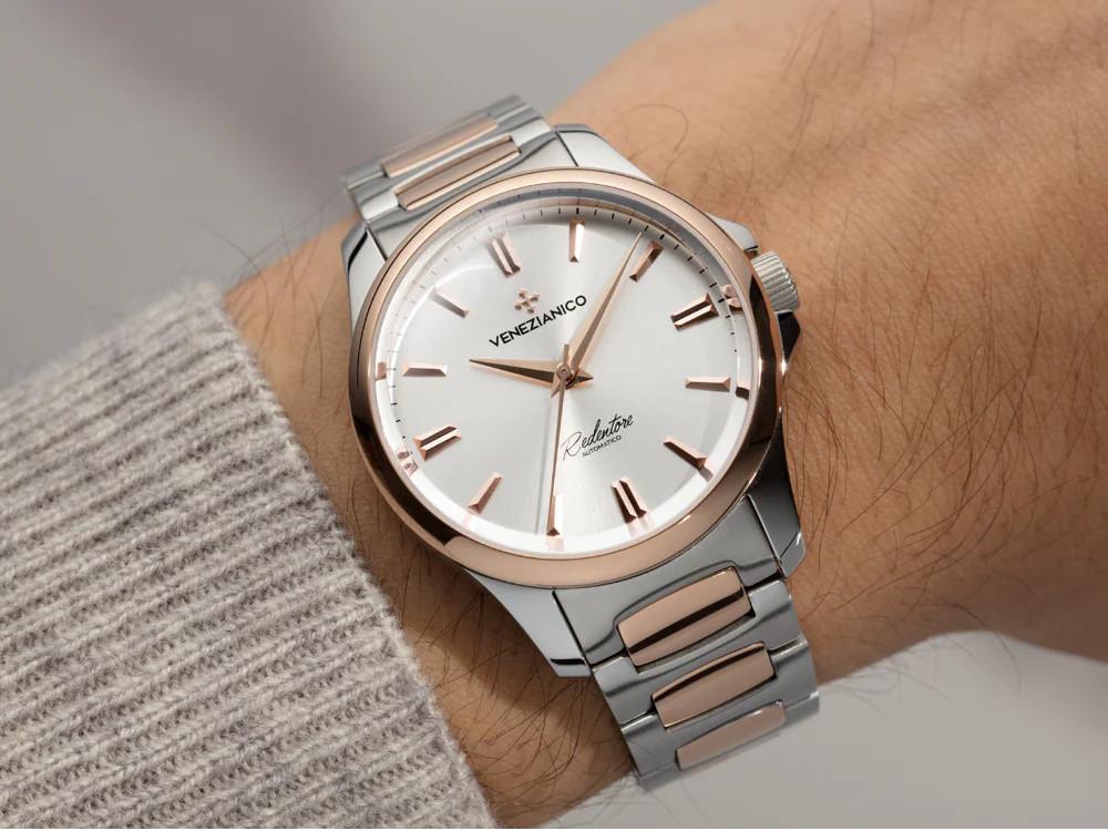 Venezianico Redentore Automatik Uhr, 36 mm, Silber, 1121506C