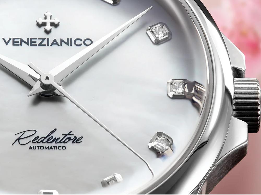 Venezianico Redentore Automatik Uhr, 36 mm, Weiss, 1121520C