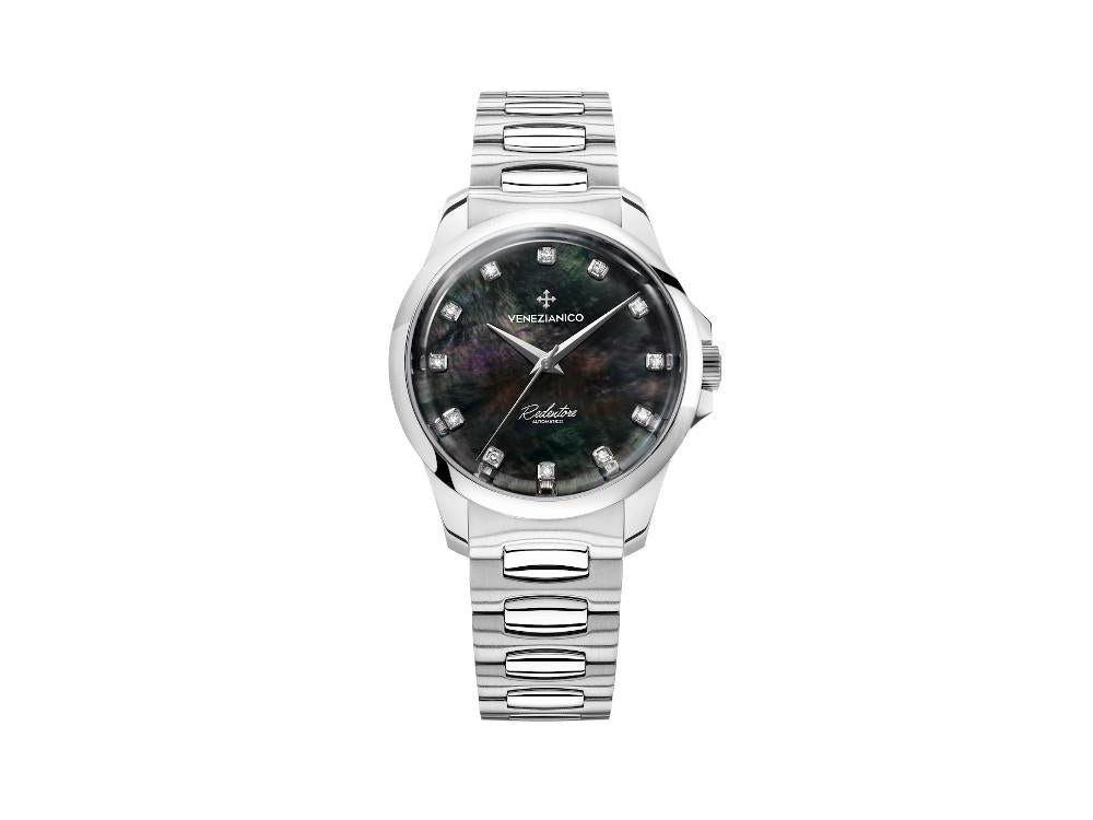 Venezianico Redentore Diamond  Automatik Uhr, 36 mm, Schwarz, 1121521C