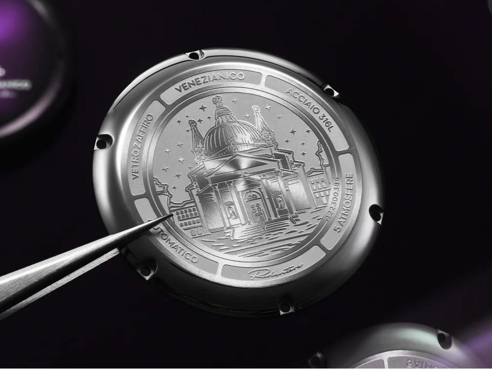 Venezianico Redentore Enigma Automatik Uhr, 40 mm, violett, 1221572