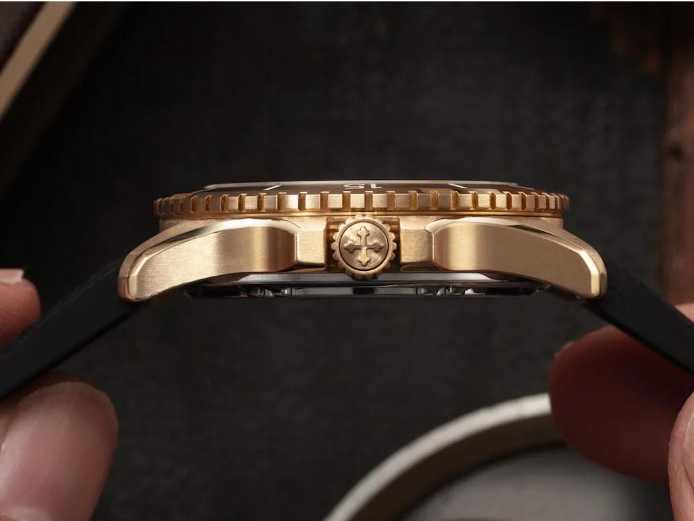 Venezianico Nereide Bronzo Automatik Uhr 39 mm, Schwarz, 3121555