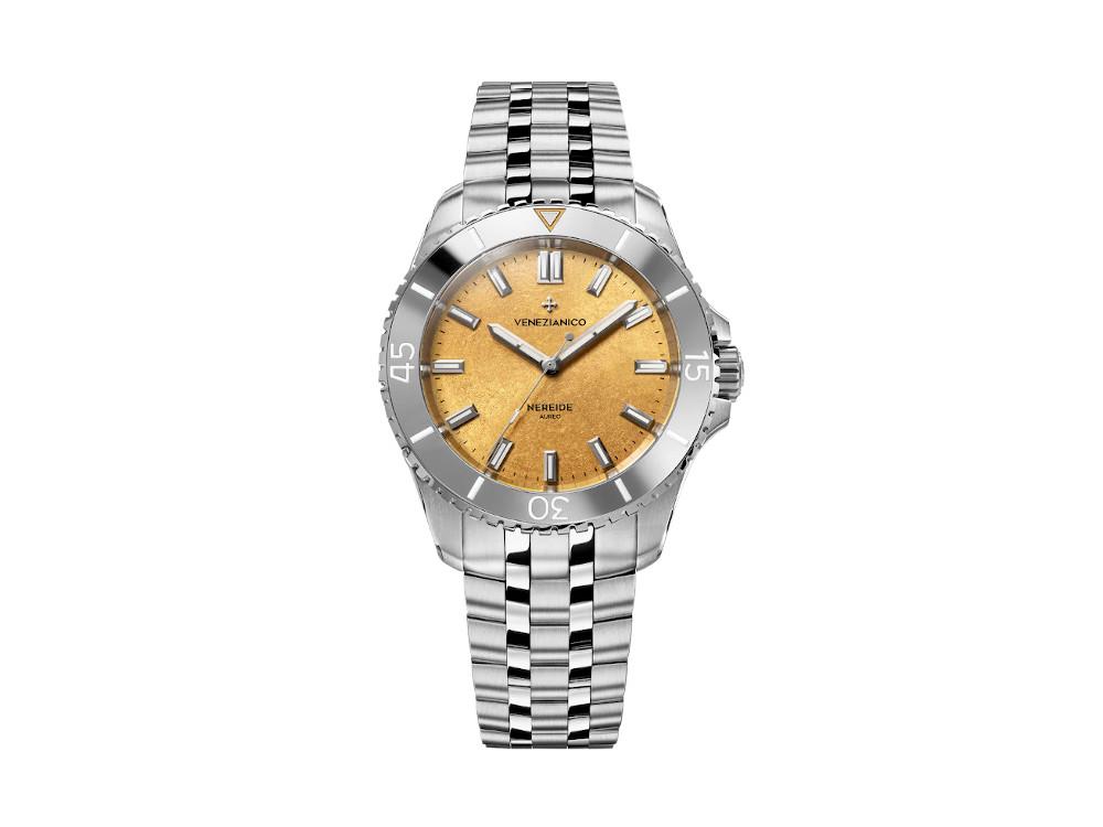 Venezianico Nereide Aureo Automatik Uhr 39 mm, Gold, 3121590S