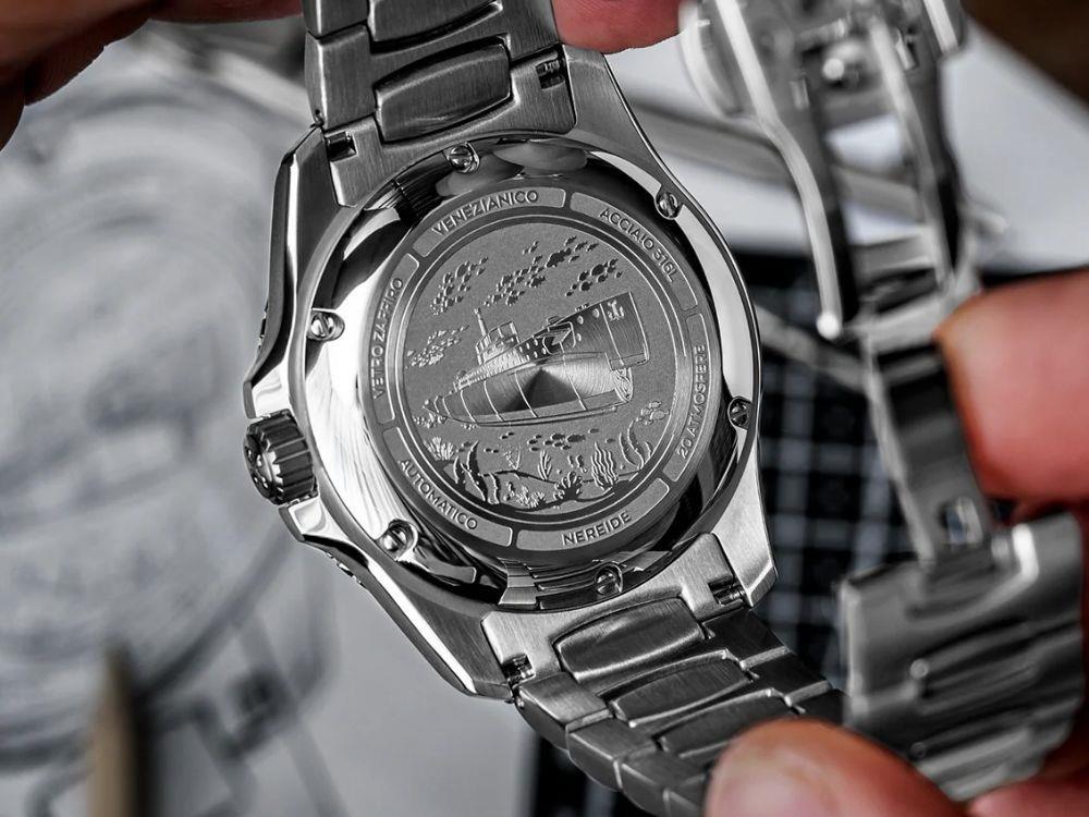 Venezianico Nereide Automatik Uhr, 42 mm, Bordeaux, 3321513C