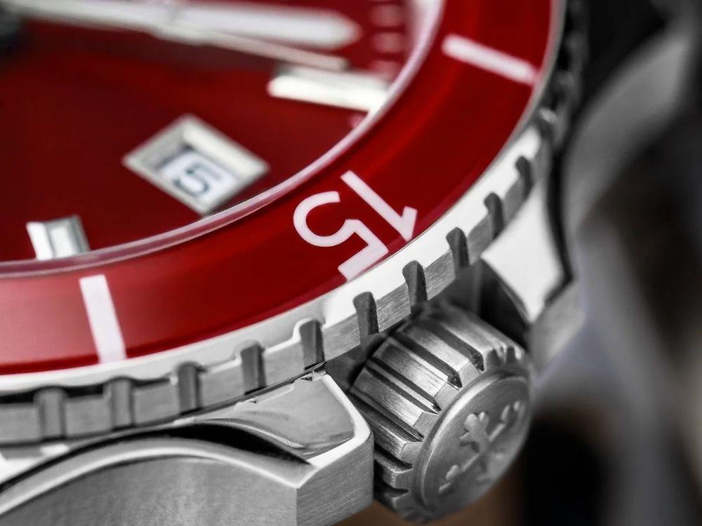 Venezianico Nereide Automatik Uhr, 42 mm, Bordeaux, 3321513C